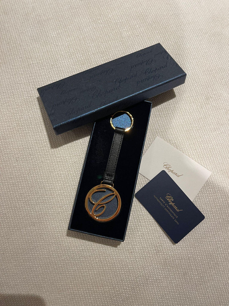 Porte Cles Gold Tone Key Ring