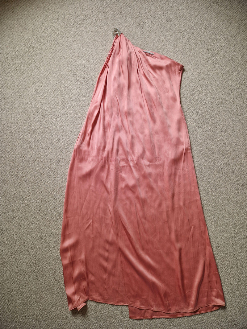 Stella McCartney One Shoulder Gown in Martini Pink