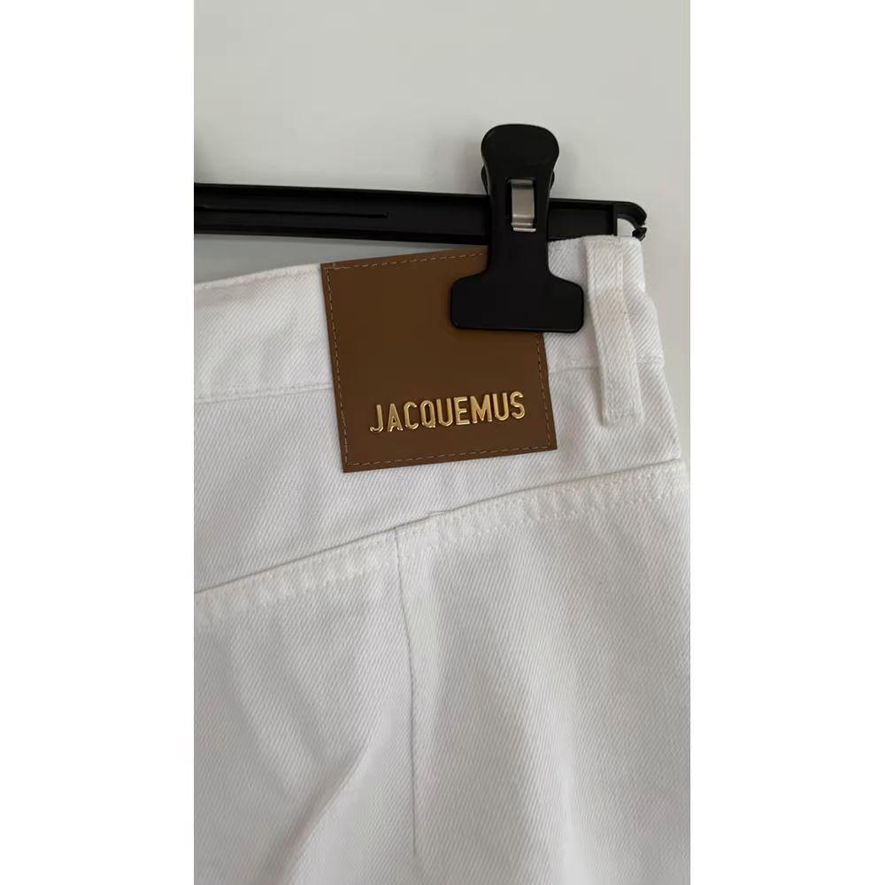 White Straight Leg Le Jeans