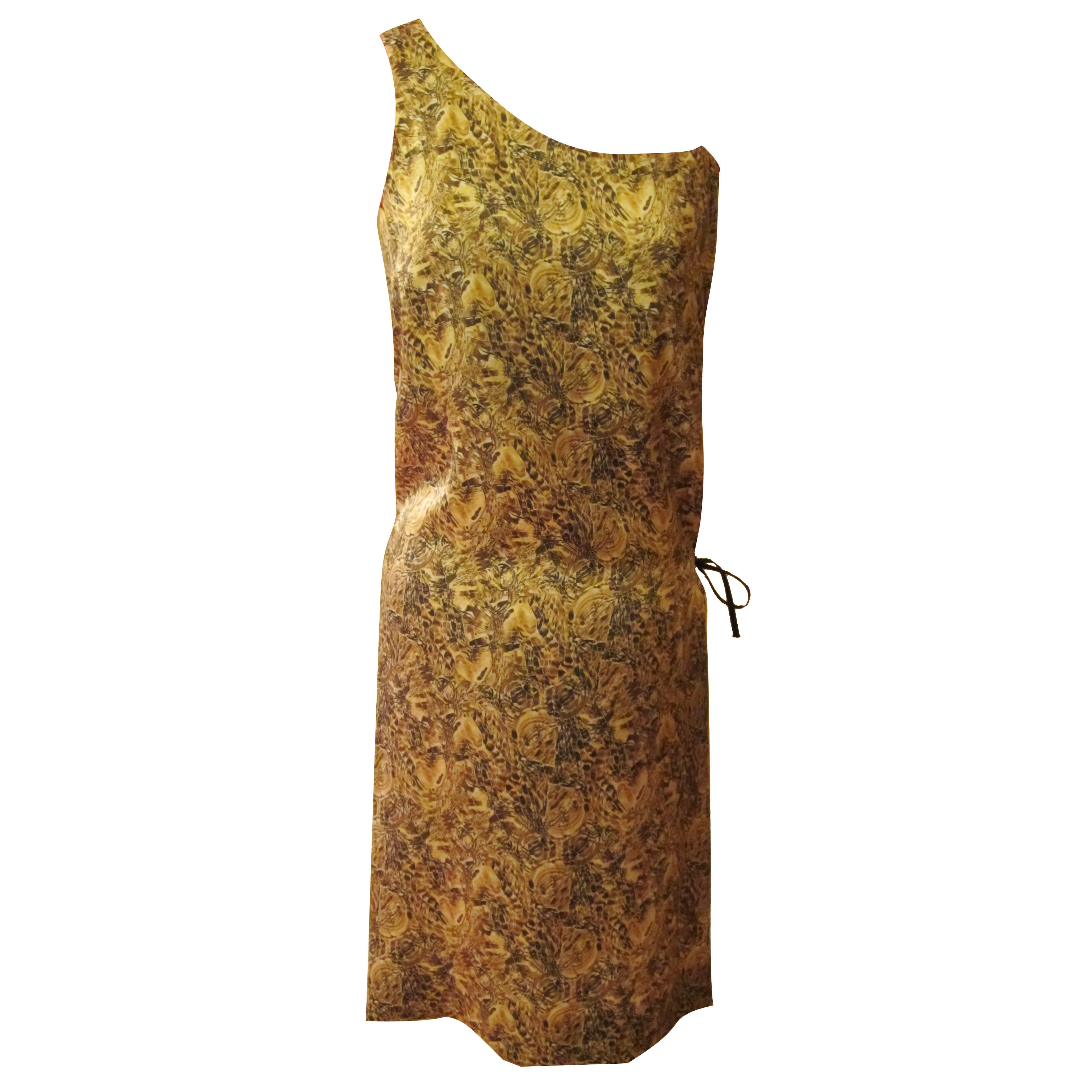 Joseph Gold Silk Dress