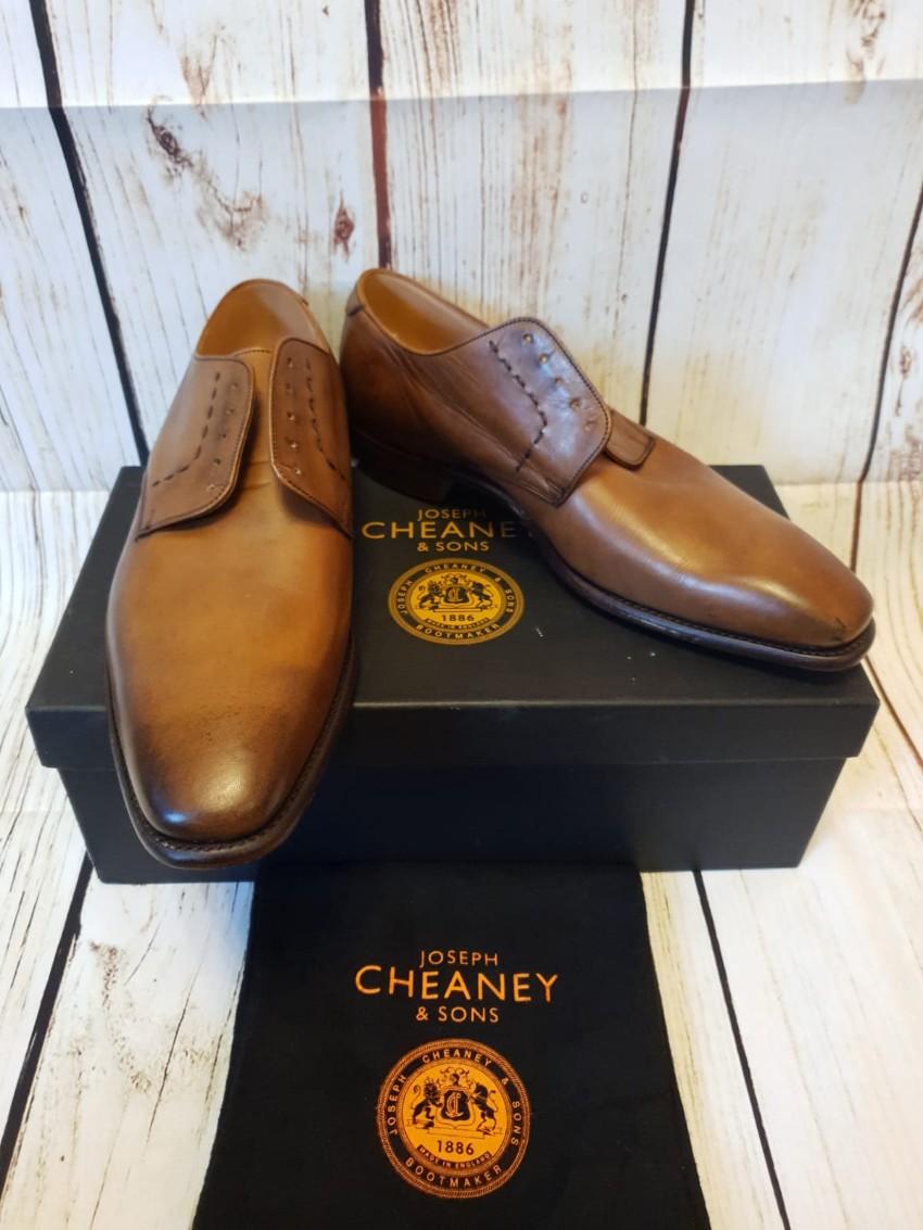 Joseph Cheaney Mahogany Lace-Up Derbies