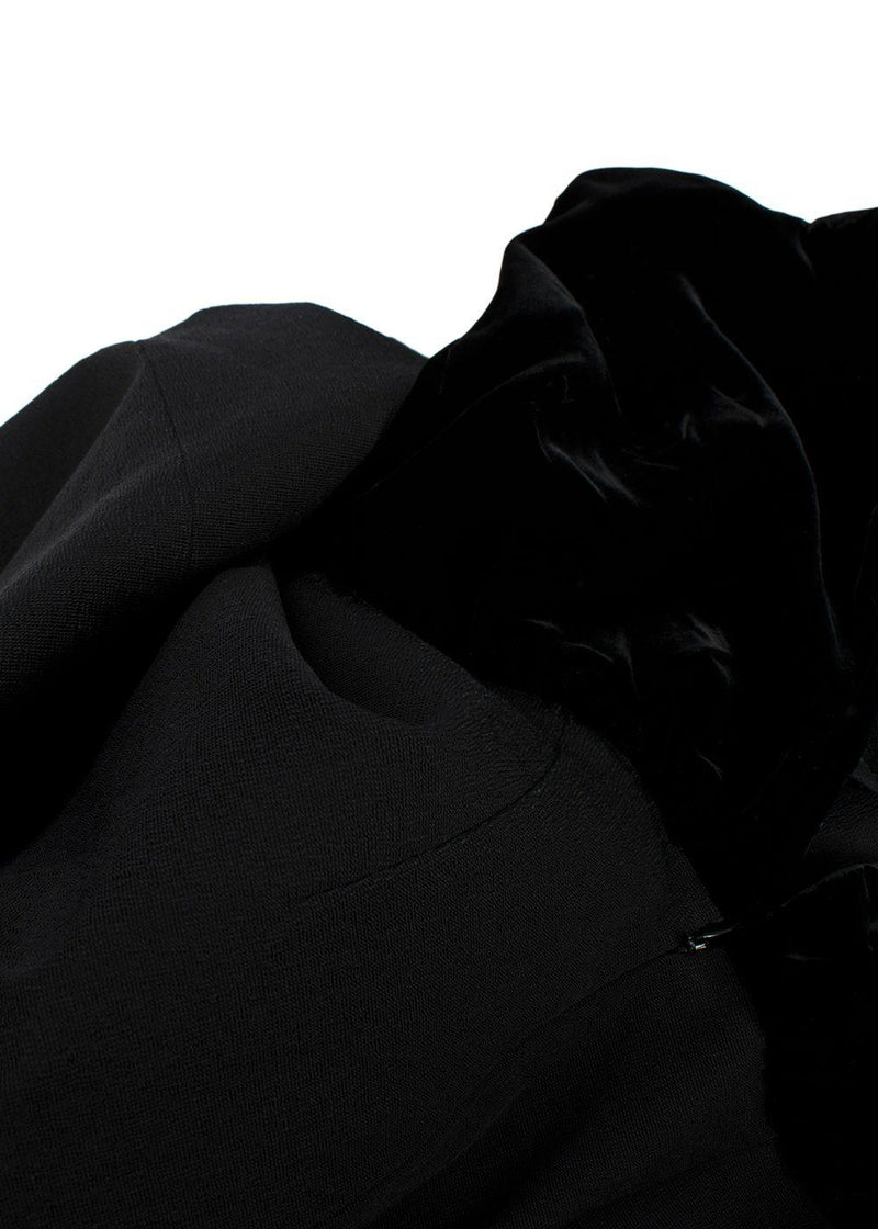 Tom Ford Velvet Strapless Corset Dress