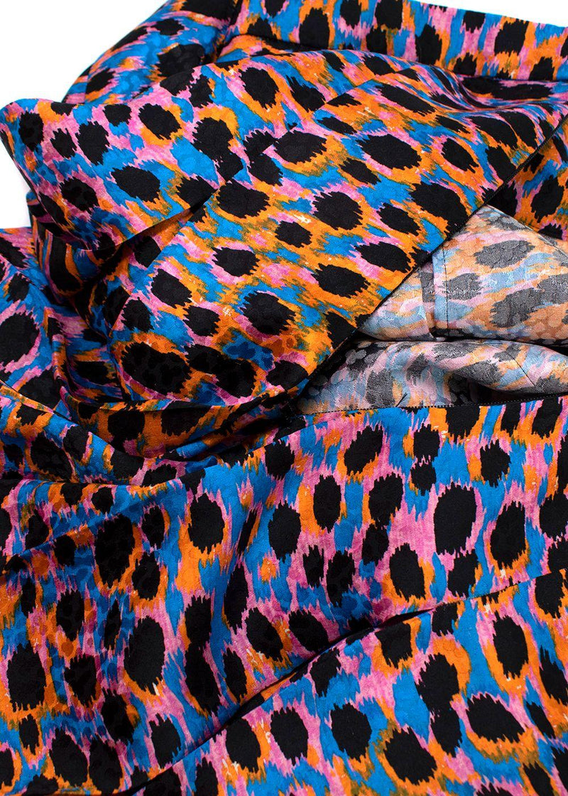 Dior Multicoloured Mizza Print Chez Moi Shirt & Pleated Skirt