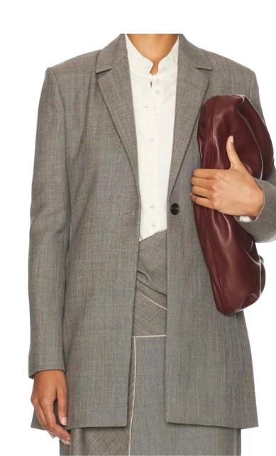 Wool And Silk Blend Enny Blazer