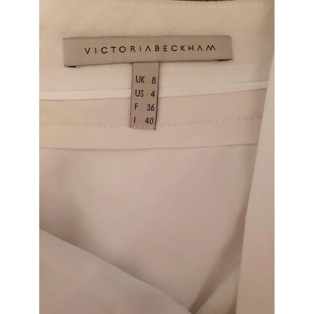 White & cream ruffle hem skirt