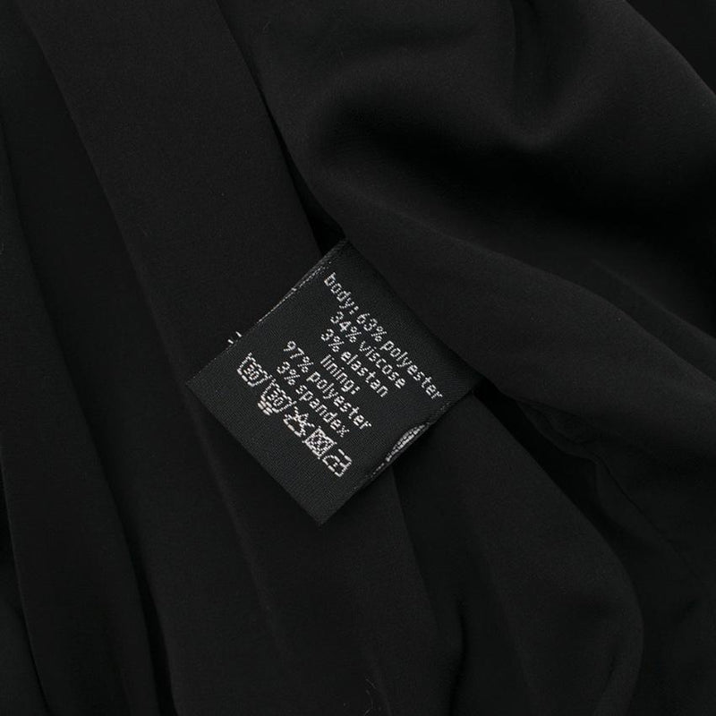 Raoul Black Knee Length Trapeze Skirt