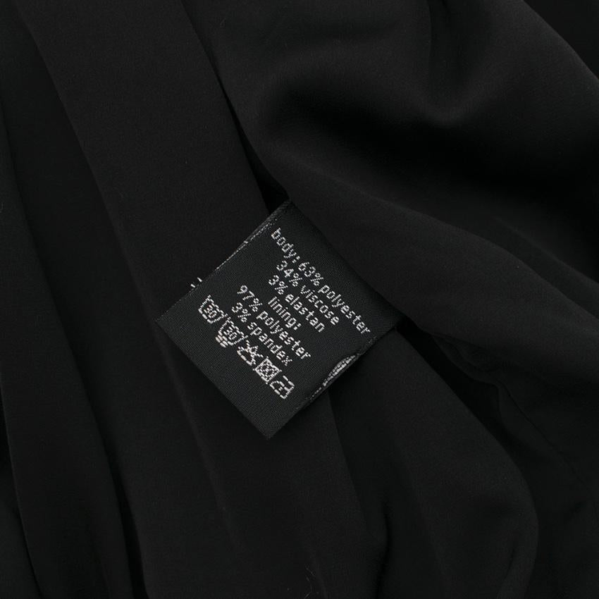 Raoul Black Knee Length Trapeze Skirt