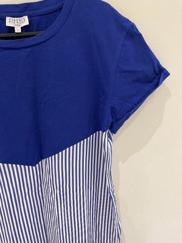 Claudie Pierrot Striped Panel Dress