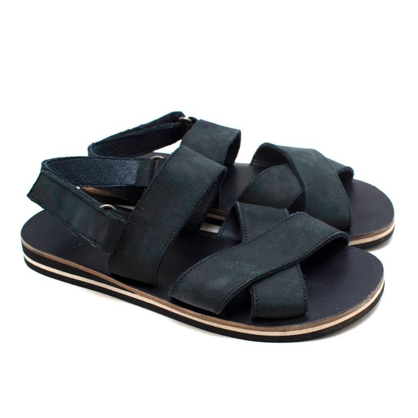 Suede Velcro Sandals