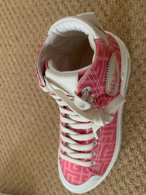 Balmain x Barbie B Court Monogram Sneakers