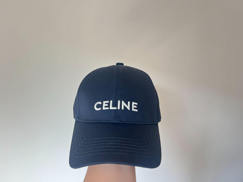 Celine Navy Blue Logo cap