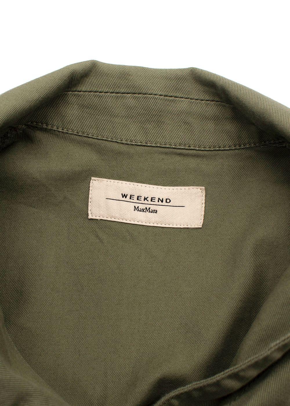 Weekend Max Mara Khaki Boiler Suit