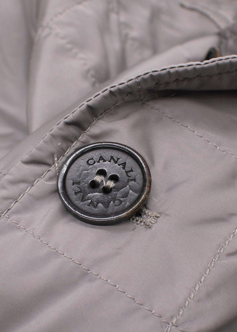 Canali Grey Quilted Jacket