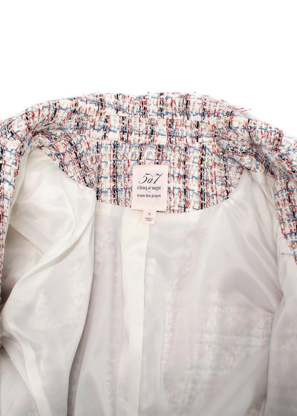 Cinq à Sept Khloe Boucle Tweed Blazer
