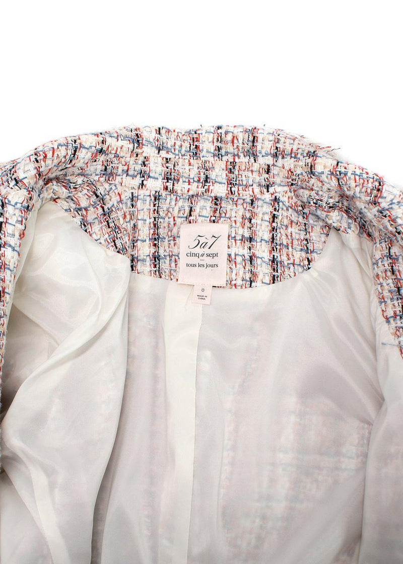 Cinq à Sept Khloe Boucle Tweed Blazer