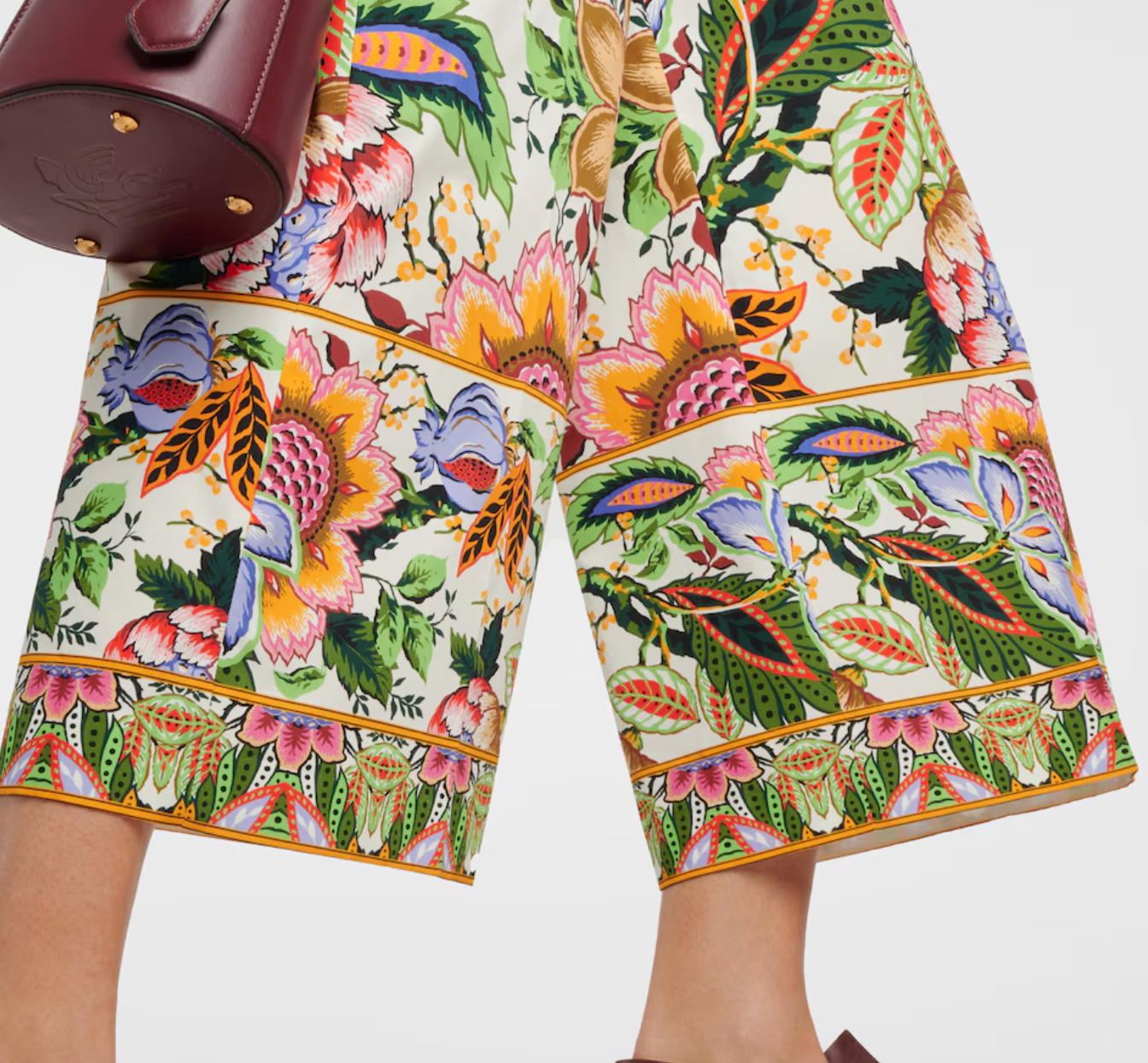 Etro Floral Cotton Culottes