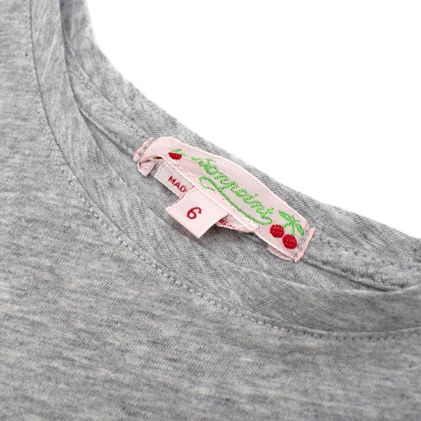 Bonpoint Grey Cotton Love Sweater