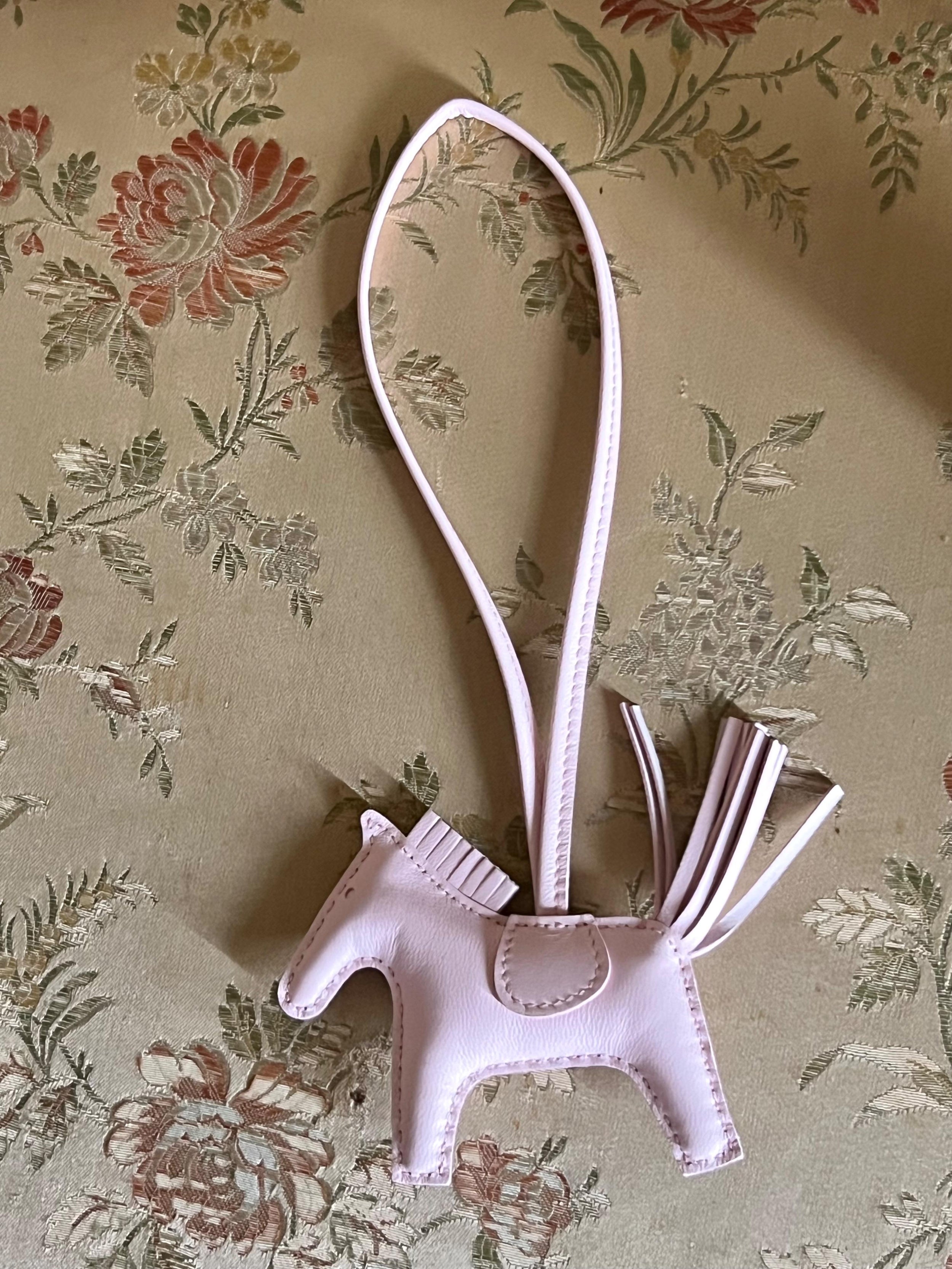 Hermes Rose Darling Rodeo Charm