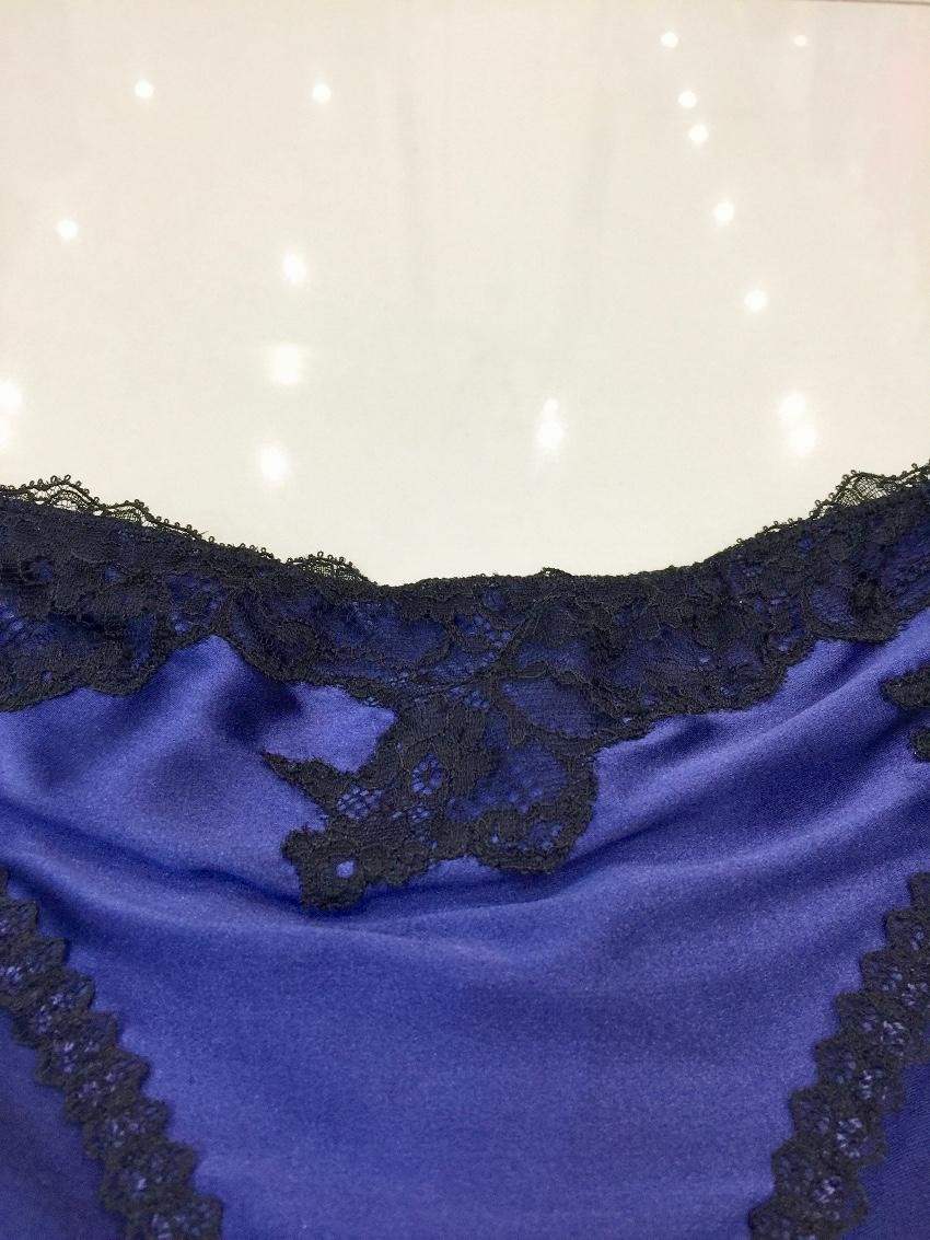 Chantal Thomass Midnight Silk Briefs