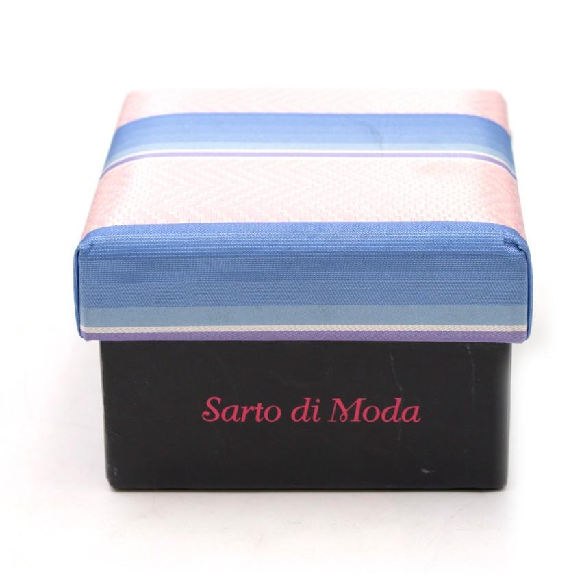 Sarto di Moda Silk Stripes Tie and Cufflinks Giftset