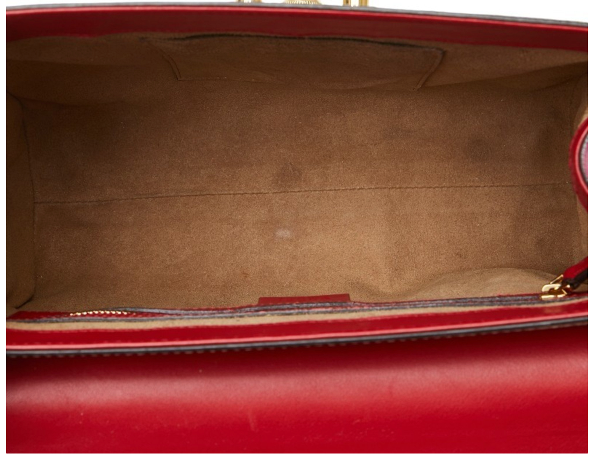 Gucci Supreme Coated Canvas And Leather Bag