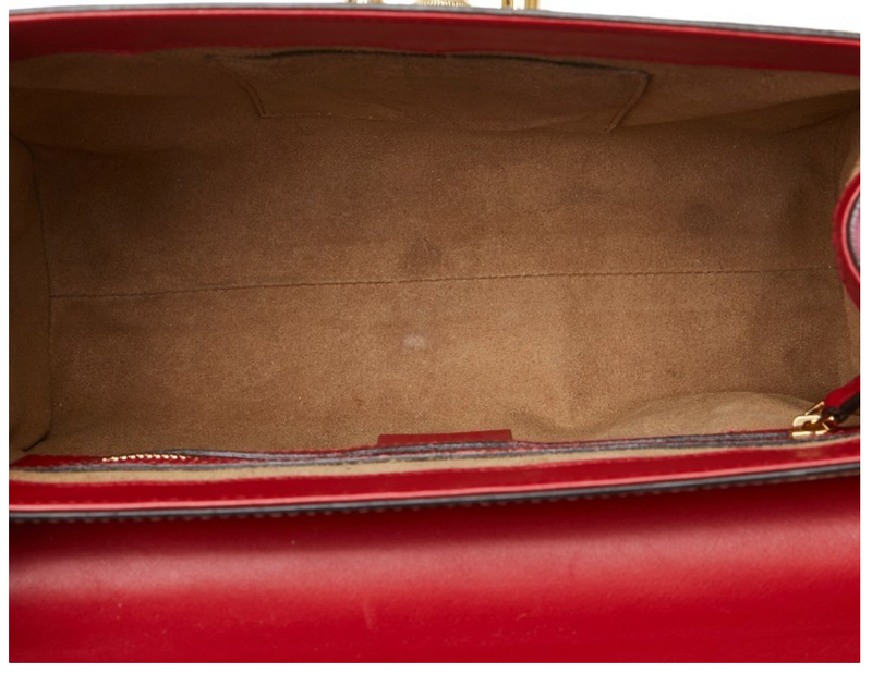 Gucci Supreme Coated Canvas And Leather Bag