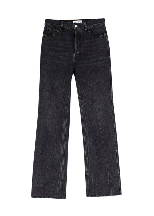 Balenciaga Black Straight Leg Jeans