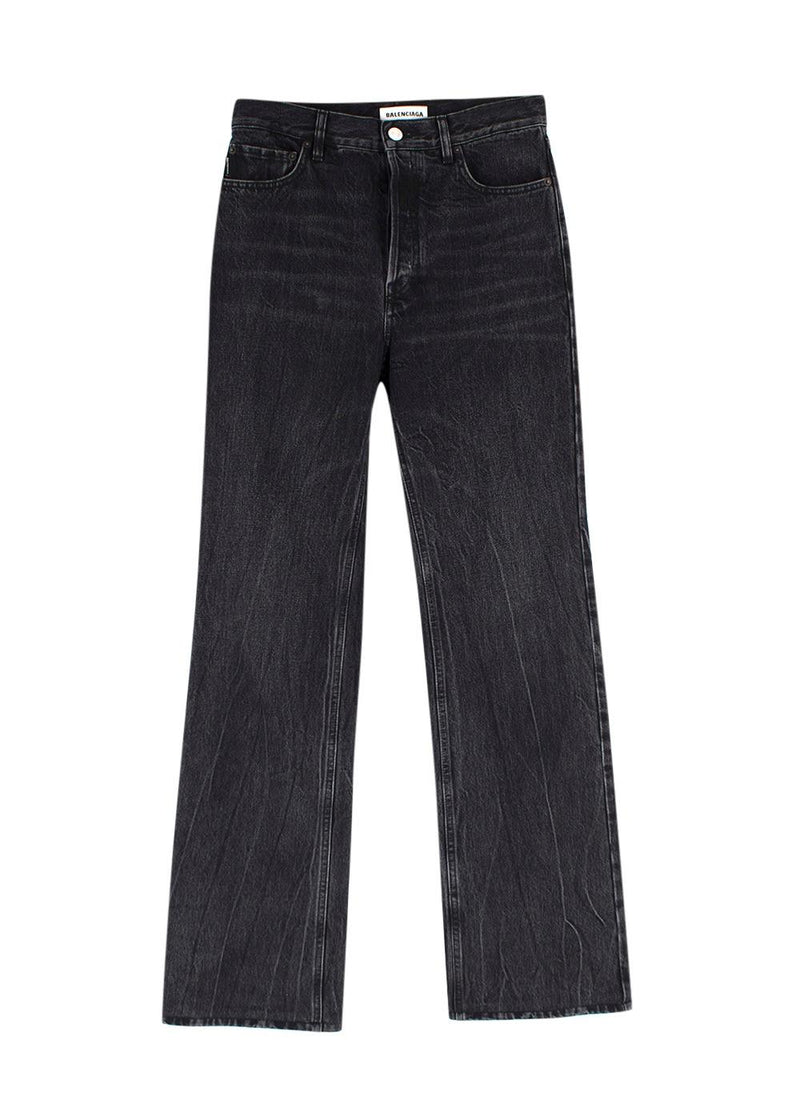 Balenciaga Black Straight Leg Jeans