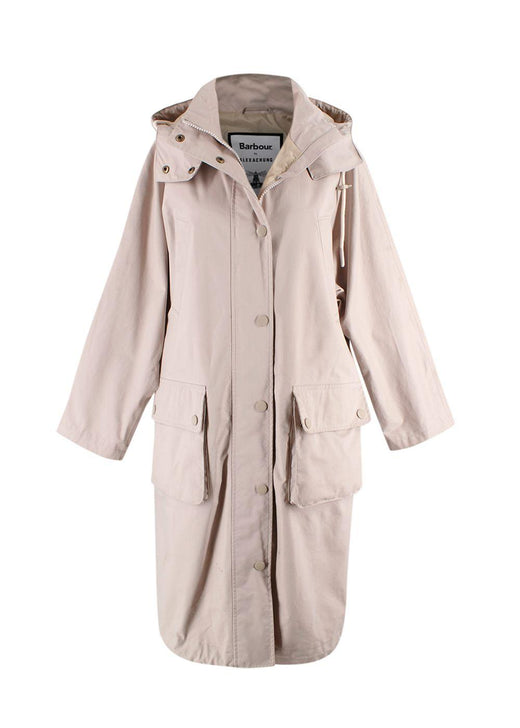 Barbour by Alexa Chung Beige Earnest Raincoat