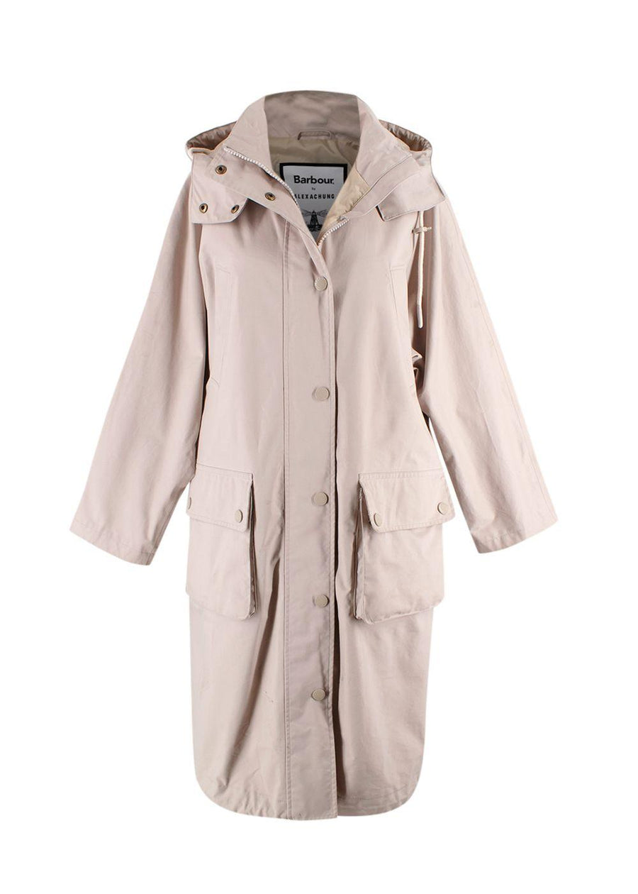 Barbour by Alexa Chung Beige Earnest Raincoat