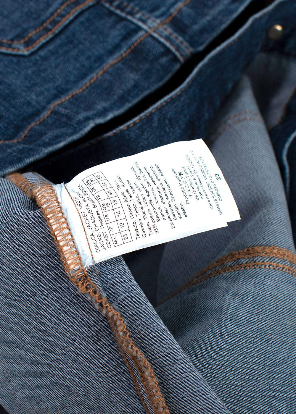 Marina Rinaldi Sport Dark Blue Wash Denim Jacket