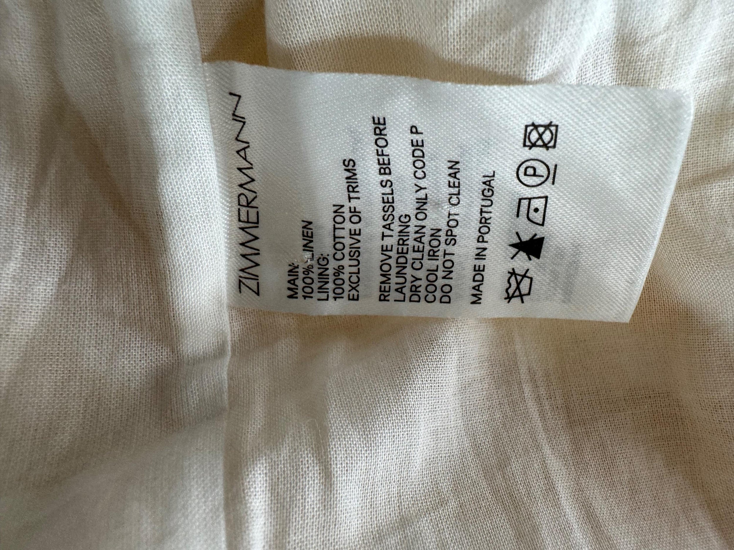 Zimmermann Yellow Bells Fit and Flare Mini Dress