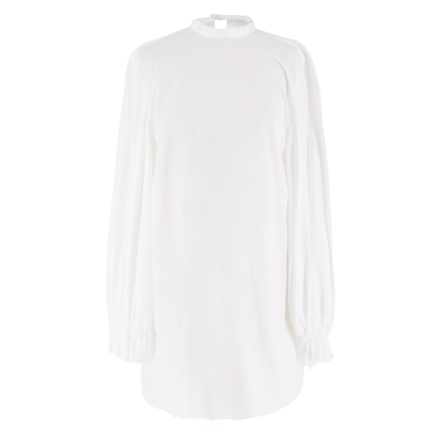 Johnathan Cohen White Tie-back Long Sleeved Tunic