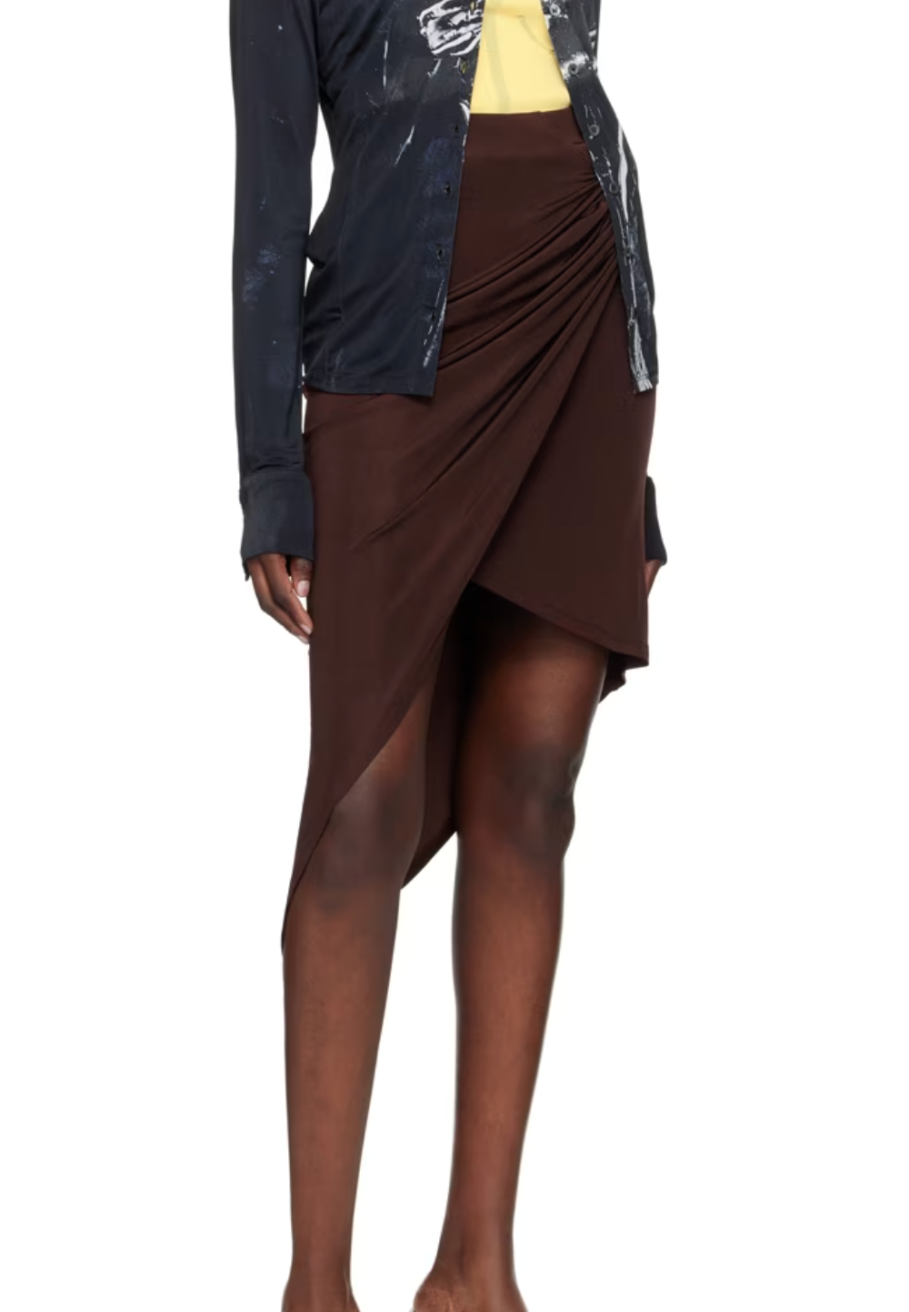 Louisa Ballou Coastline Midi Skirt