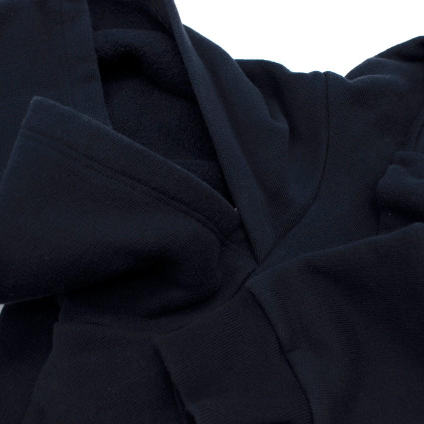 Petit Bateau Navy Boat Logo Hooded Sweatshirt