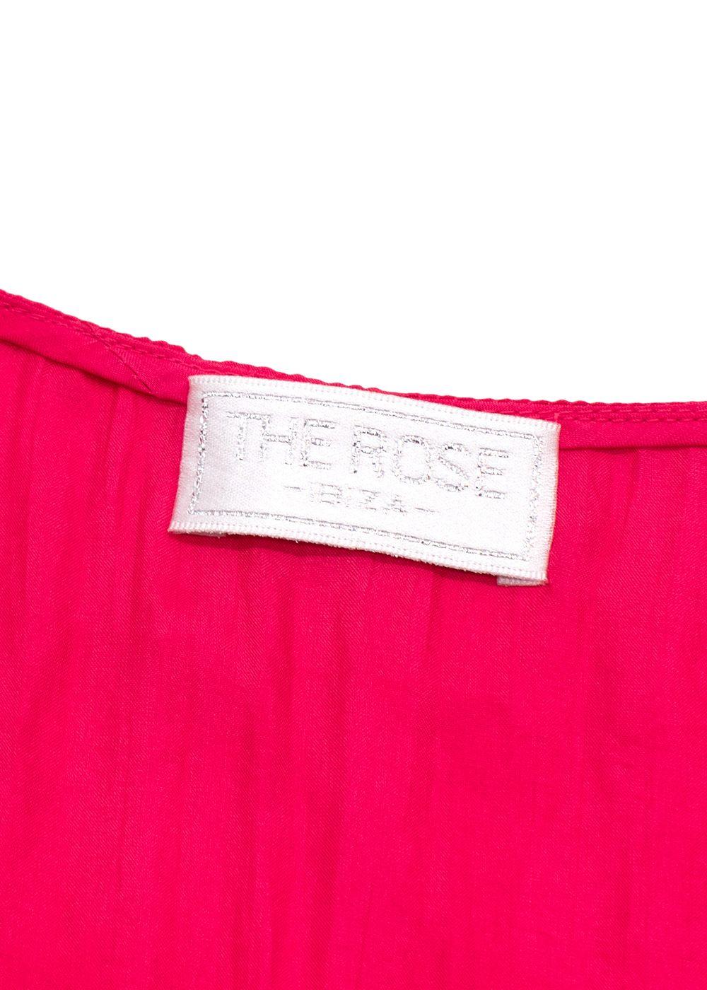 The Rose Ibiza Silk Fuchsia Dress