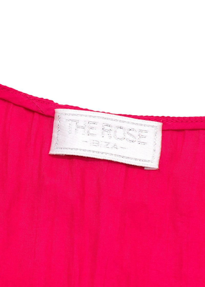 The Rose Ibiza Silk Fuchsia Dress