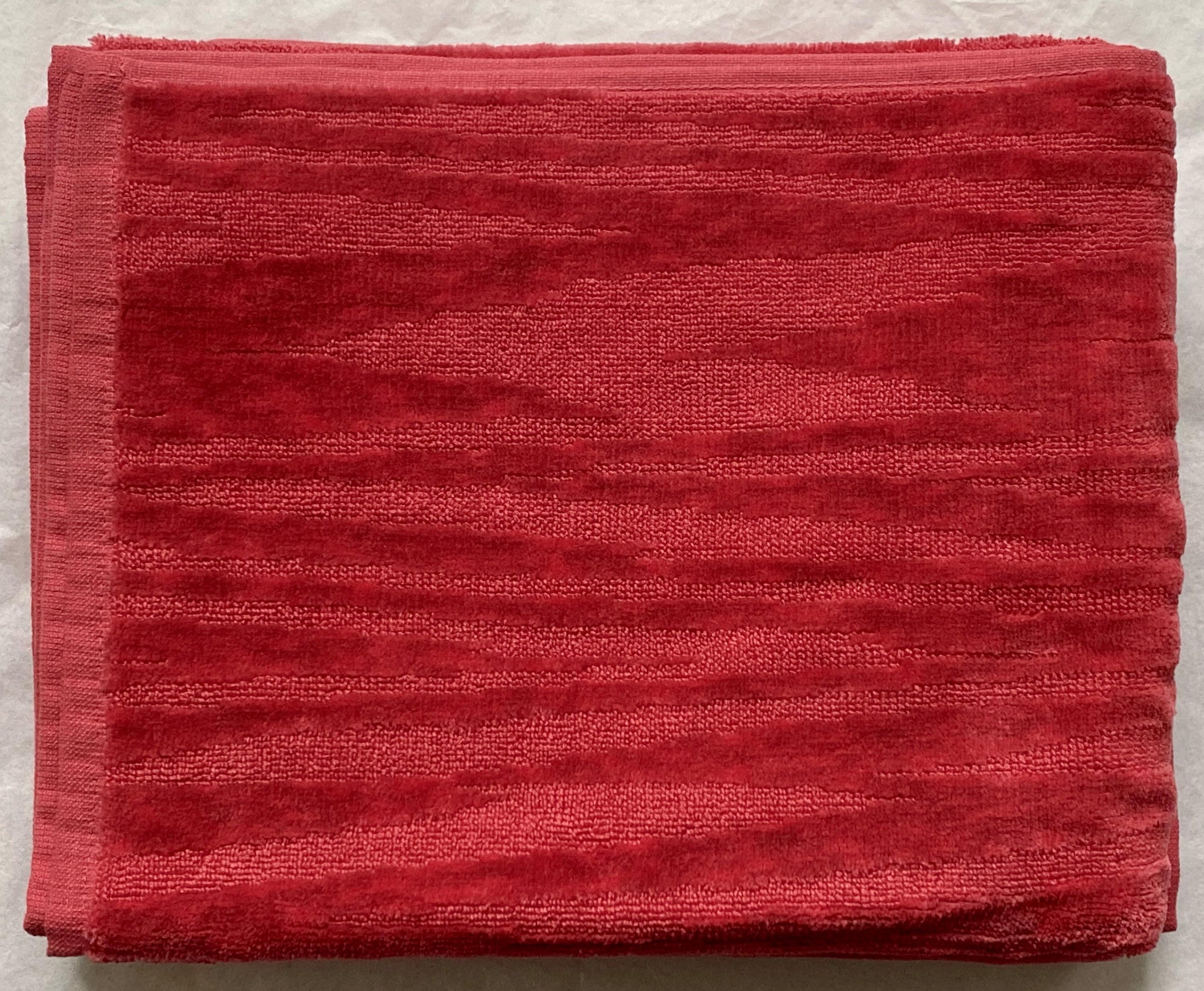 Missoni Home Set of 2 Red Cotton Towels