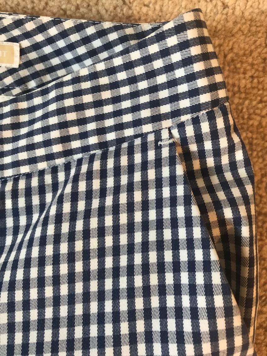 Michael Michael Kors Gingham Wellesley ankle fit pants