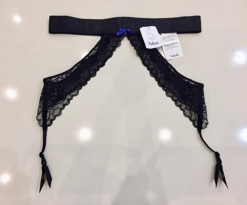 Aubade Paris Leavers Lace Suspender Belt