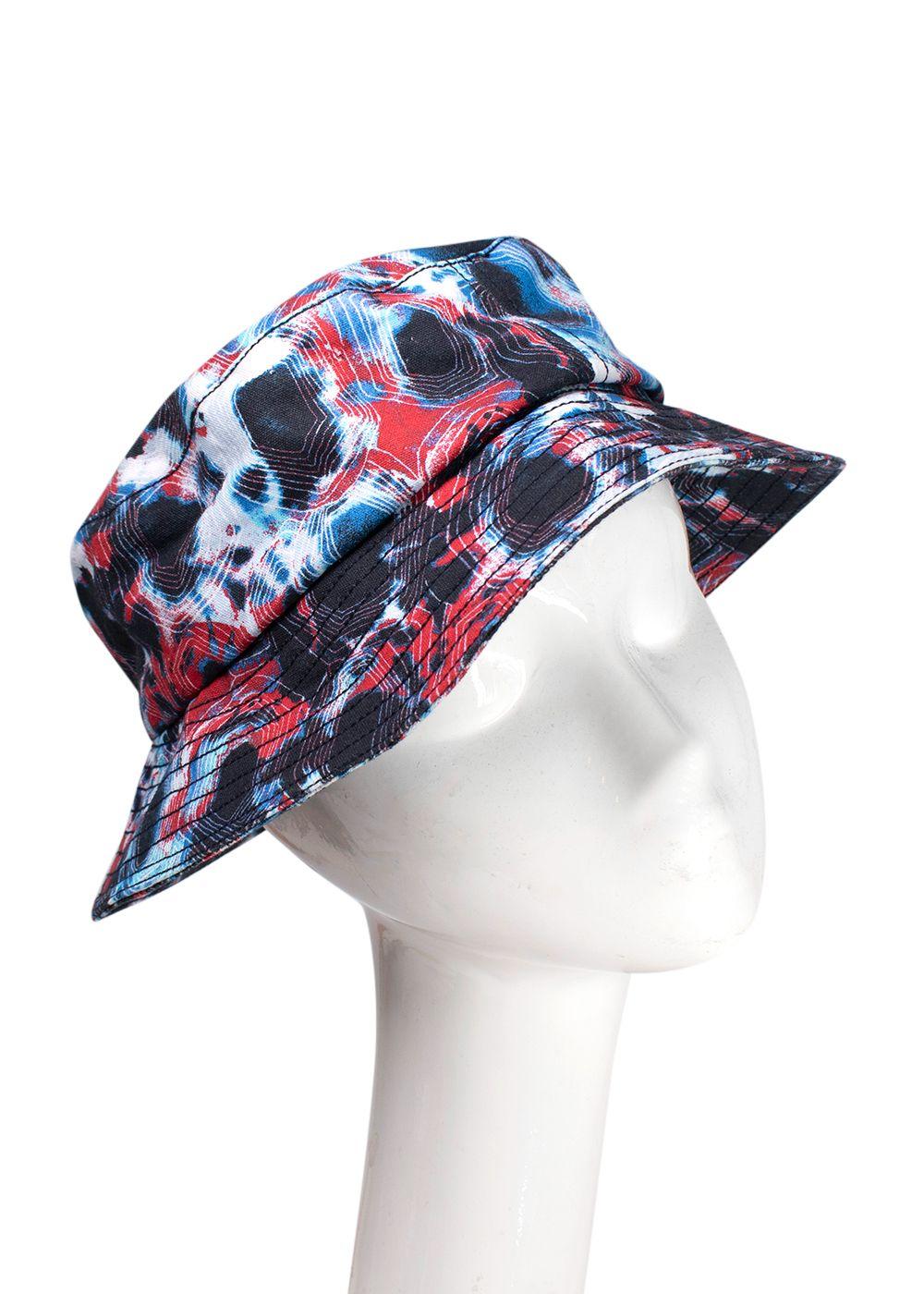 Thorsun Kids Blue and Red Tortoise Print Bucket Hat