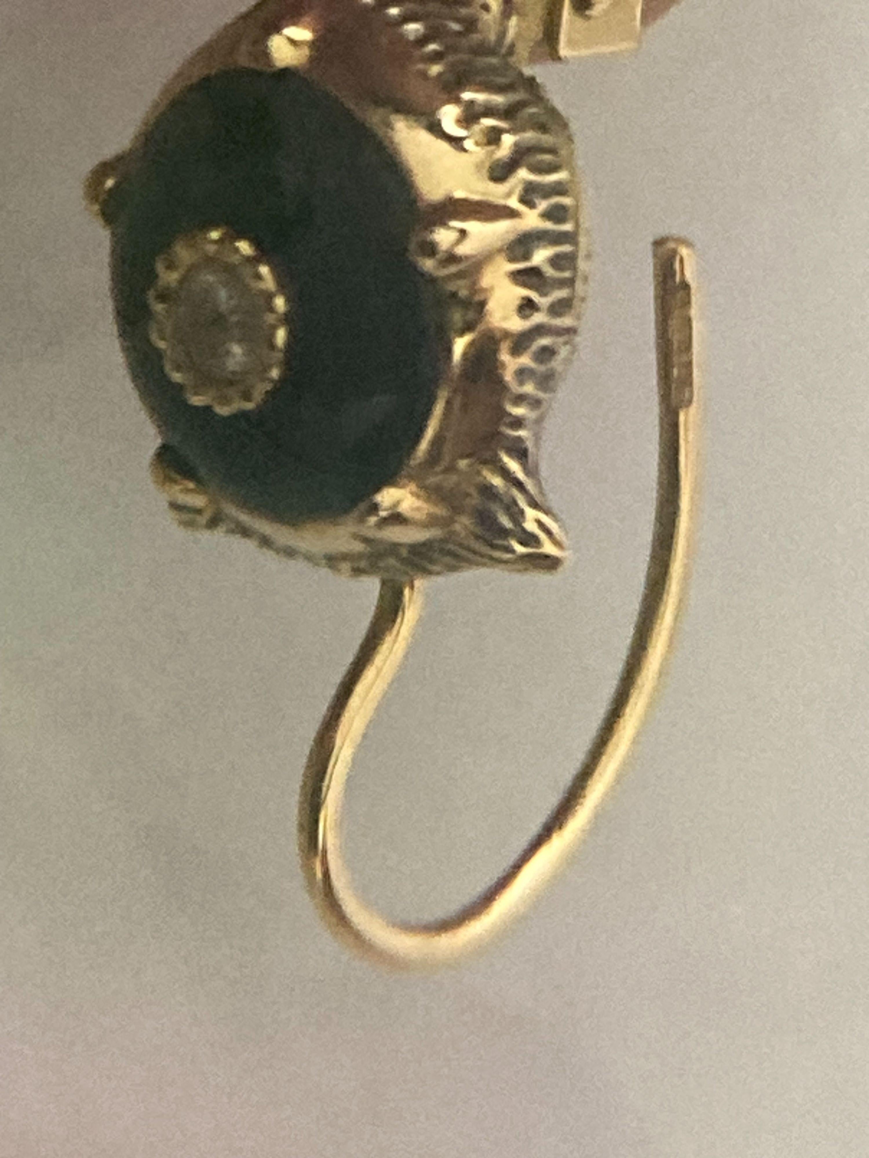 Gucci 18ct  Black Onyx earrings