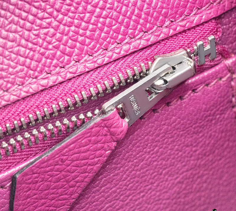 Hermés Rose Pourpre Epsom Leather 25cm Kelly