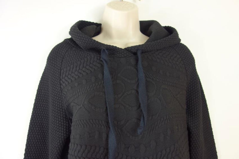 Maje Textured Cotton Hoodie