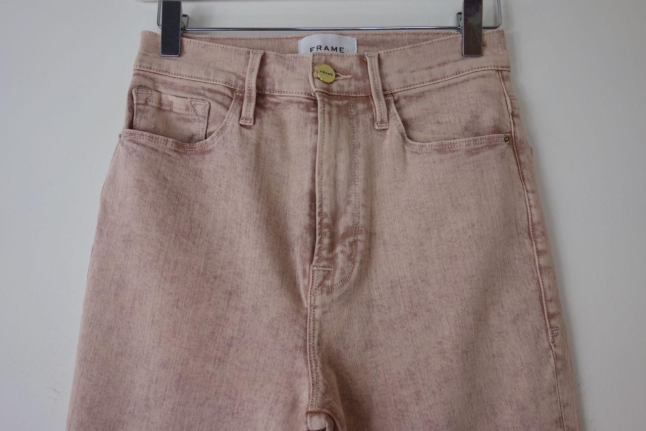 Ali High Rise Blush Cigarette Jeans