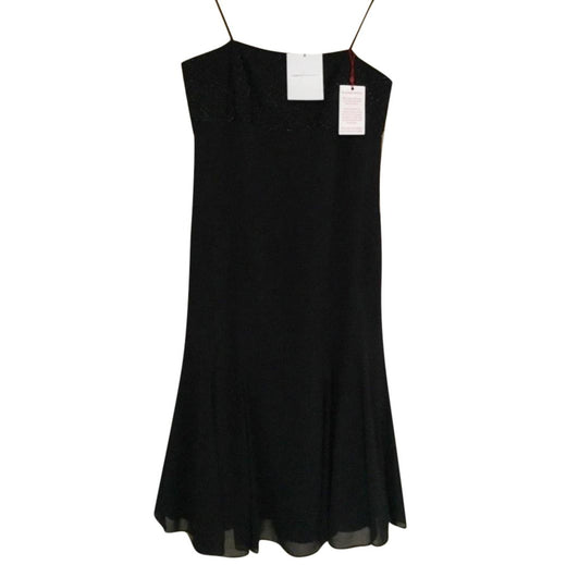 Amanda Wakeley black chiffon cocktail dress