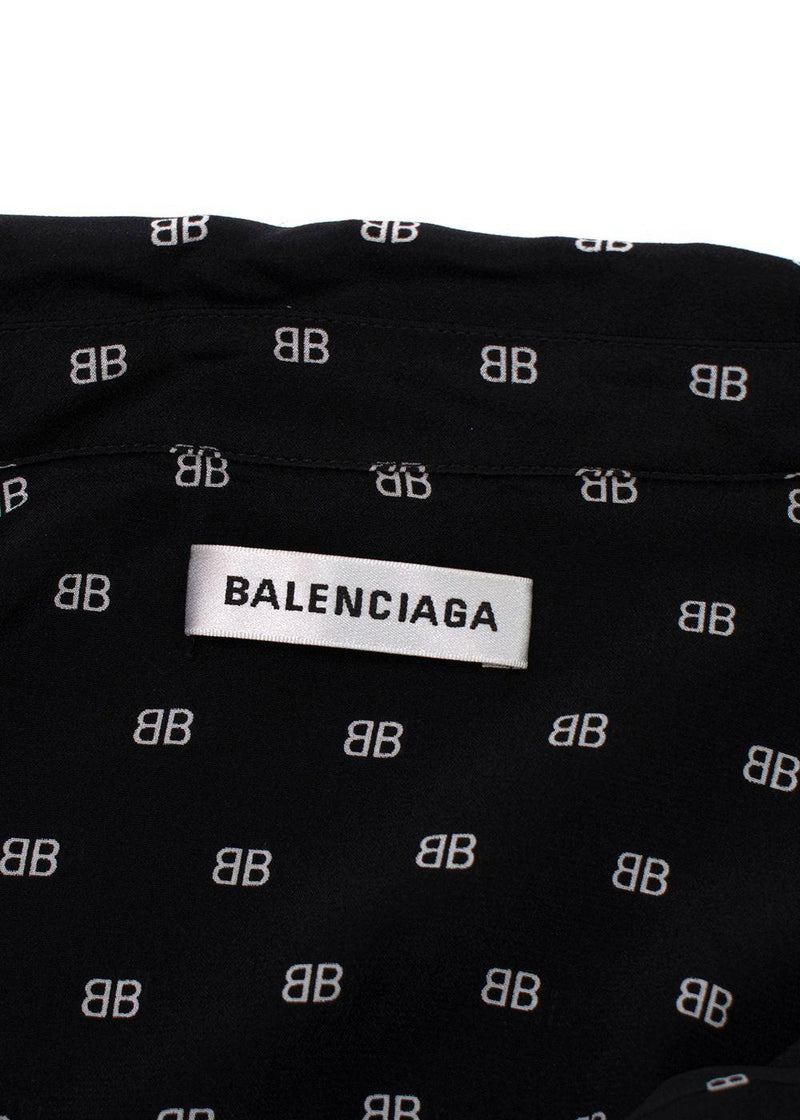 Balenciaga Black Monogram Shirt