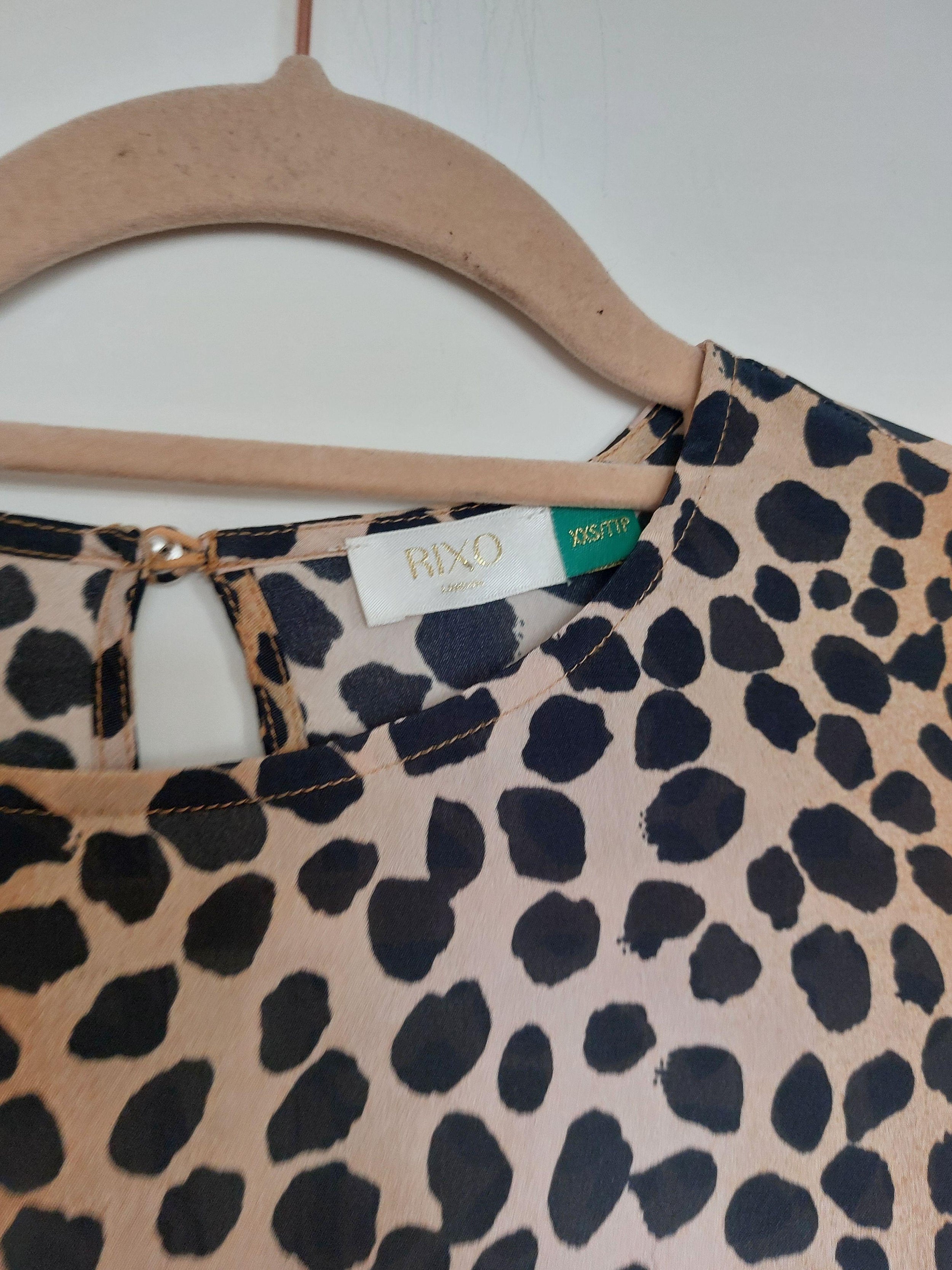 Rixo Leopard Print Elsa Dress