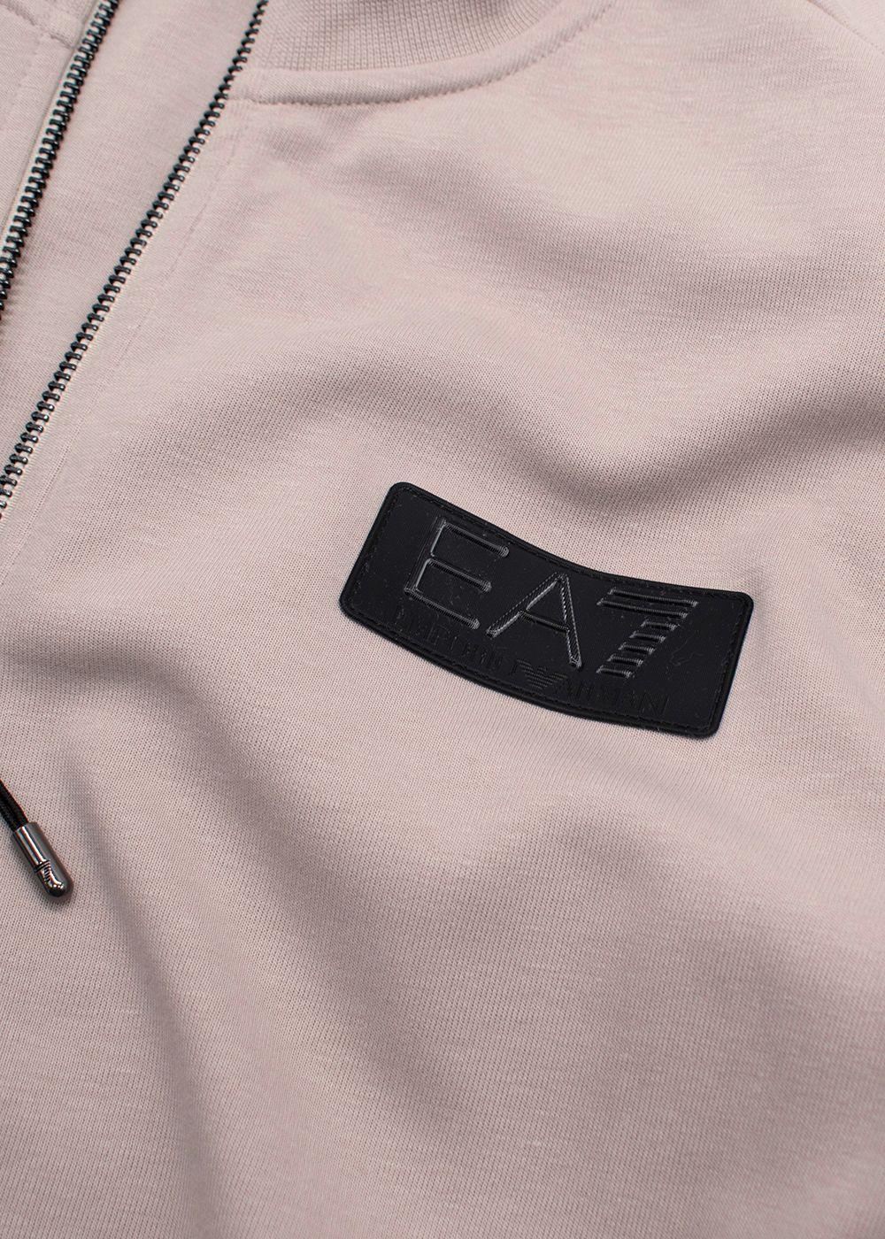 Emporio Armani Beige Zip Up Jacket