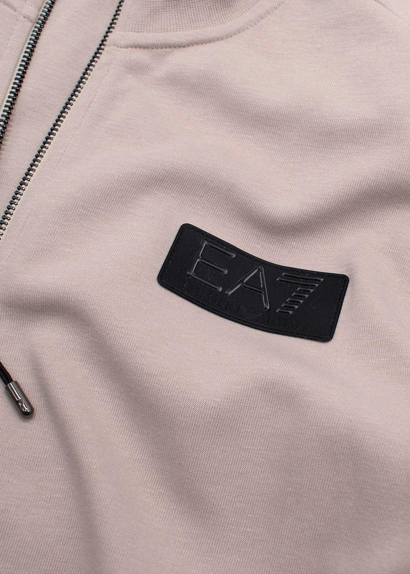 Emporio Armani Beige Zip Up Jacket